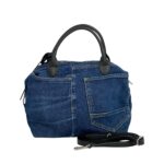 Borsa in Tessuto Blue Jeans